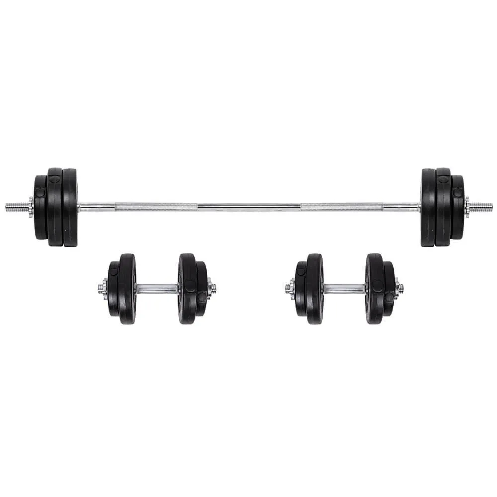 Skivstång och hantelset 3-50 kg, bild 1 av 2