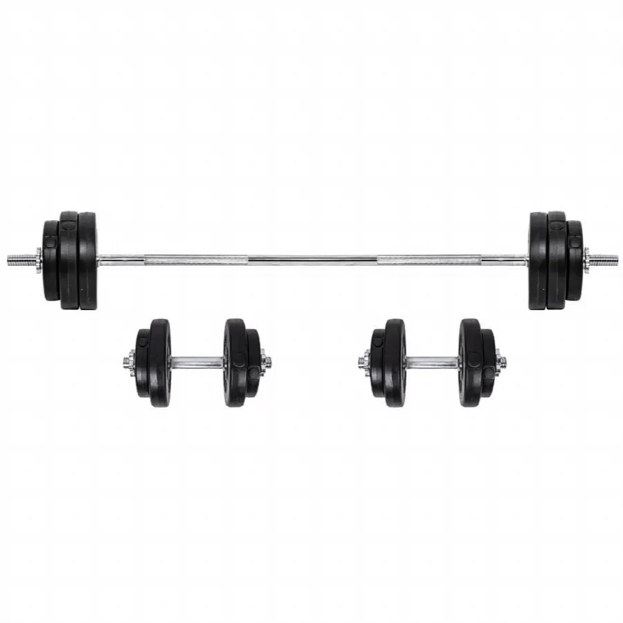 Skivstång och hantelset 3-50 kg, bild 1 av 2