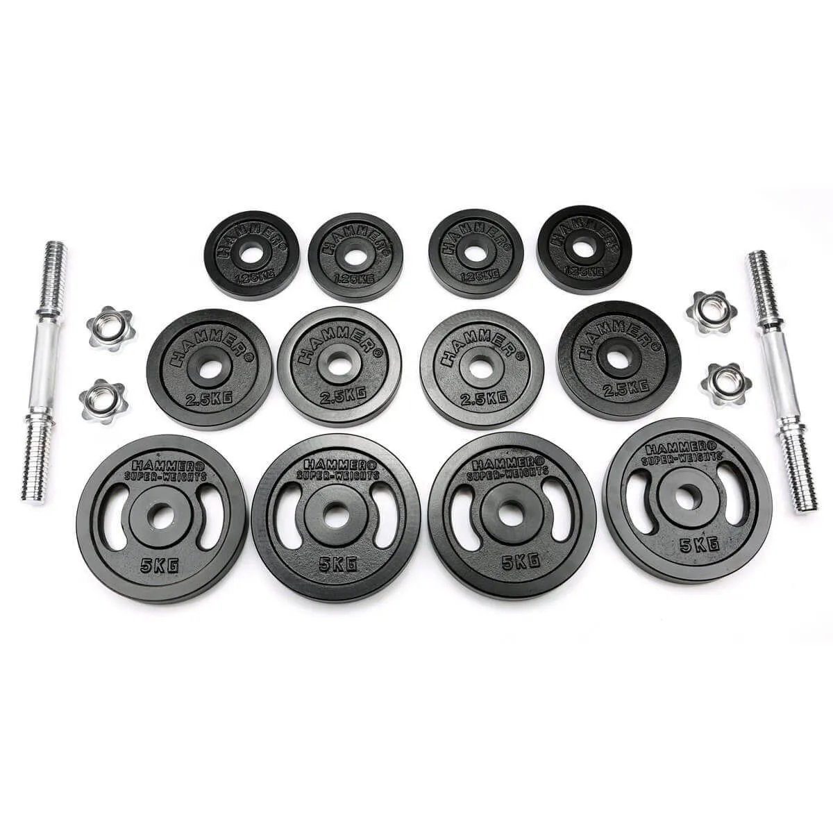 Hantelset 40 kg 1 par, bild 2 av 2