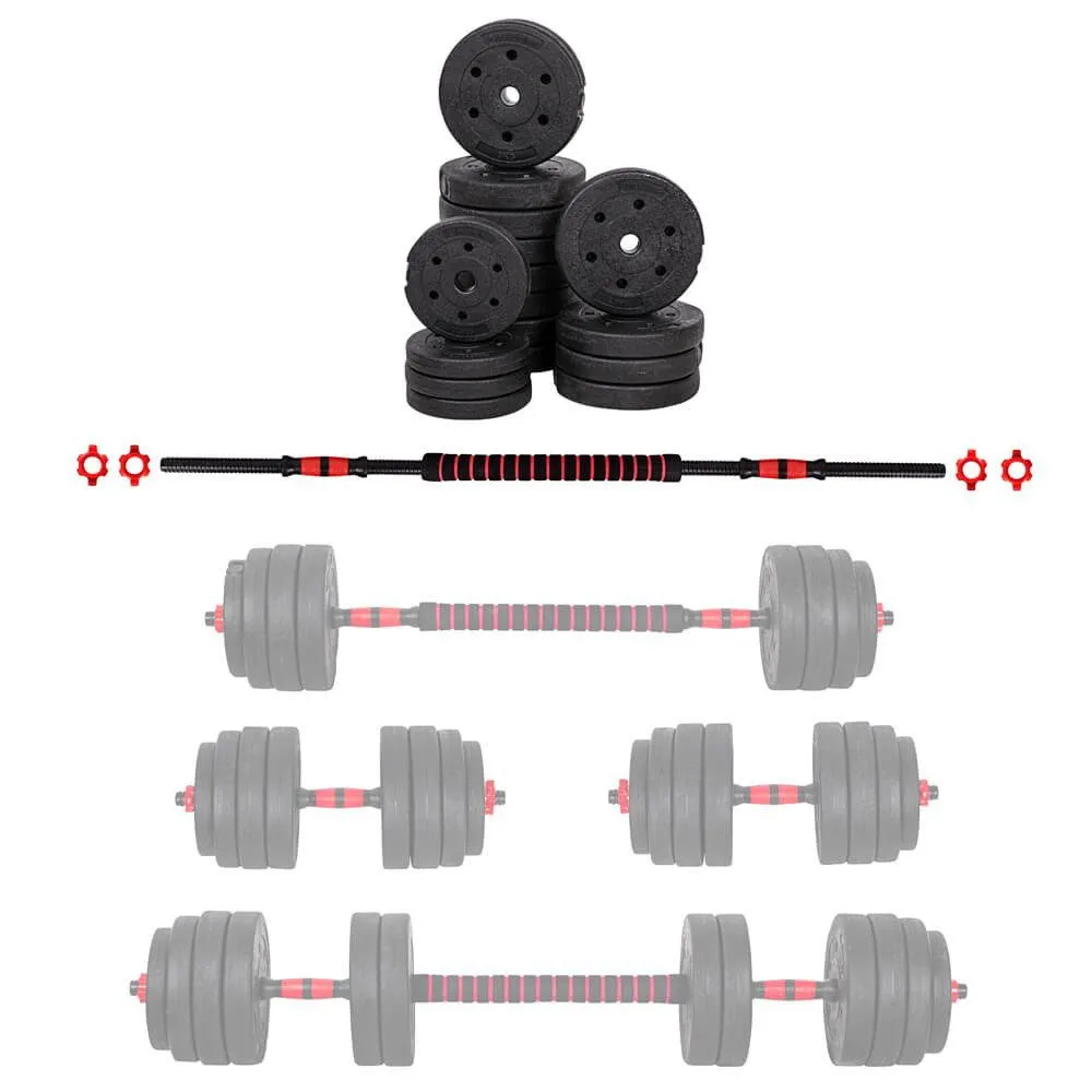 Skivstång och hantelset 40 kg, bild 2 av 5