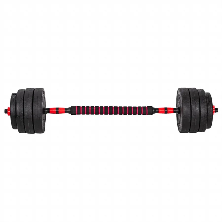 Skivstång och hantelset 40 kg, bild 4 av 5