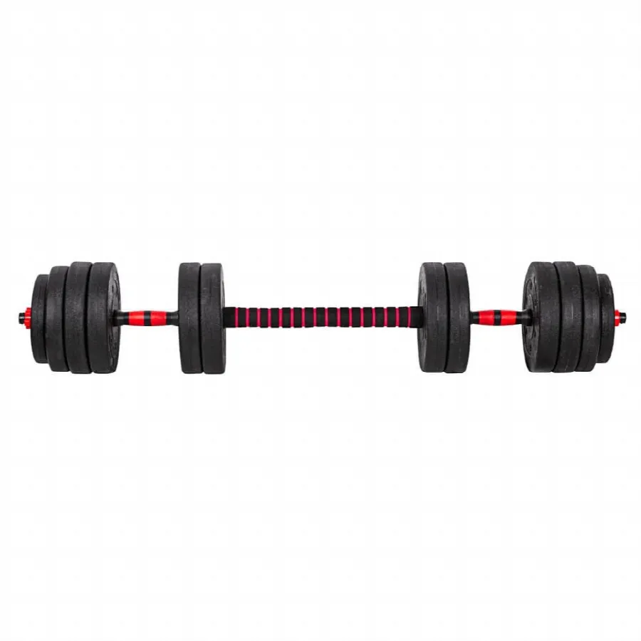 Skivstång och hantelset 40 kg, bild 5 av 5