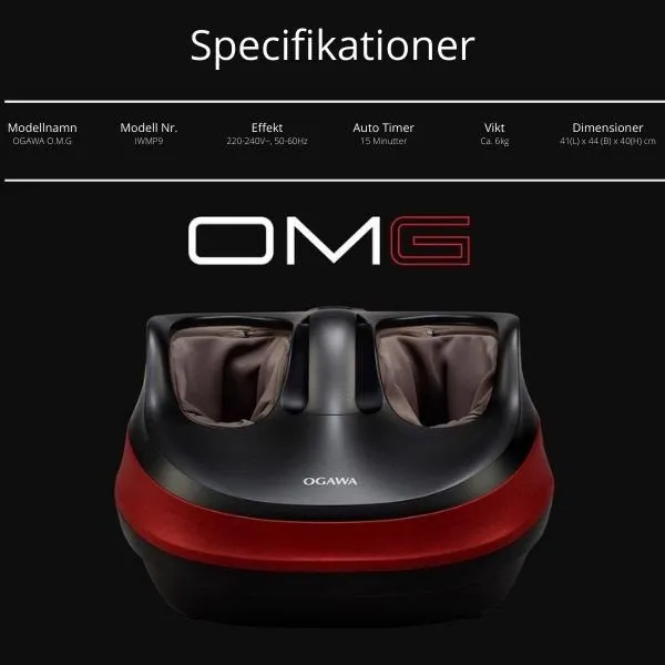 Fotmassage OGAWA OMG DEMOEXEMPLAR, bild 6 av 6