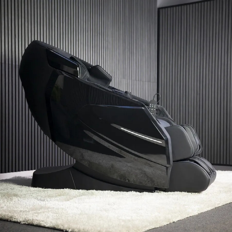 IWAO Gravity 4D-massagestol med röststyrning (Vit/Brun), bild 3 av 6