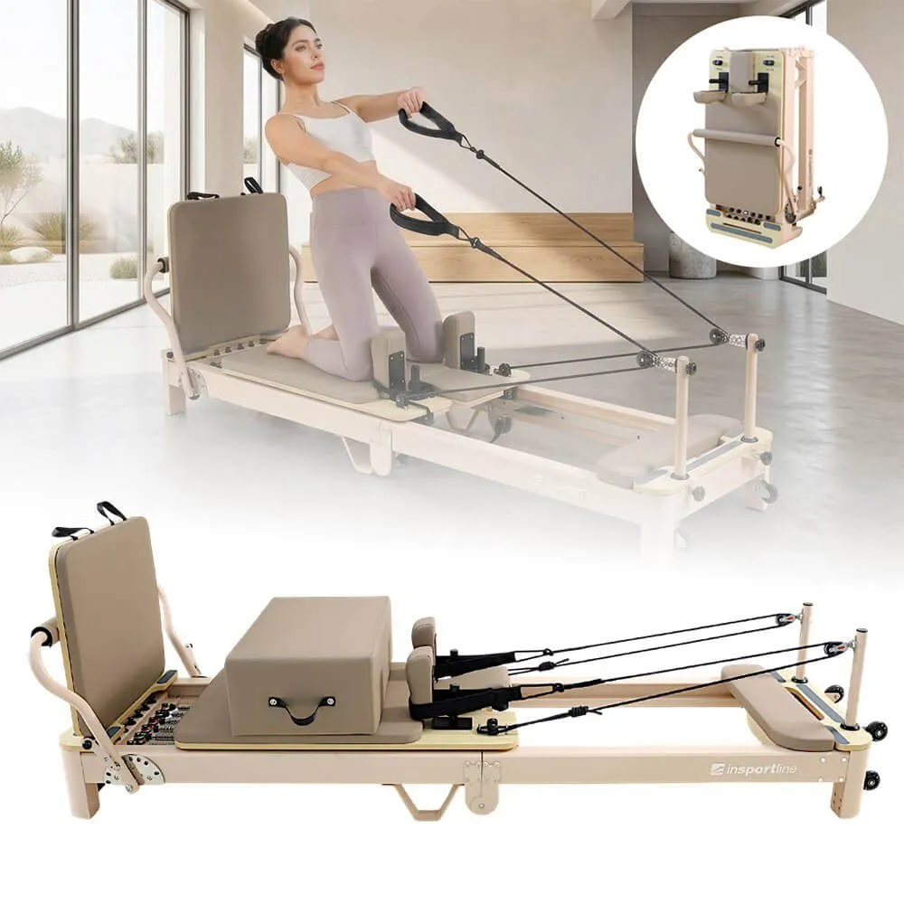 Pilates reformer inSPORTline Comfolder EVO (Antracit), bild 2 av 6