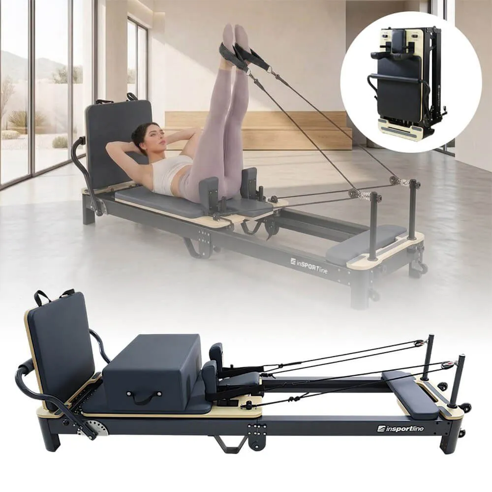 Pilates reformer inSPORTline Comfolder EVO (Antracit), bild 1 av 6