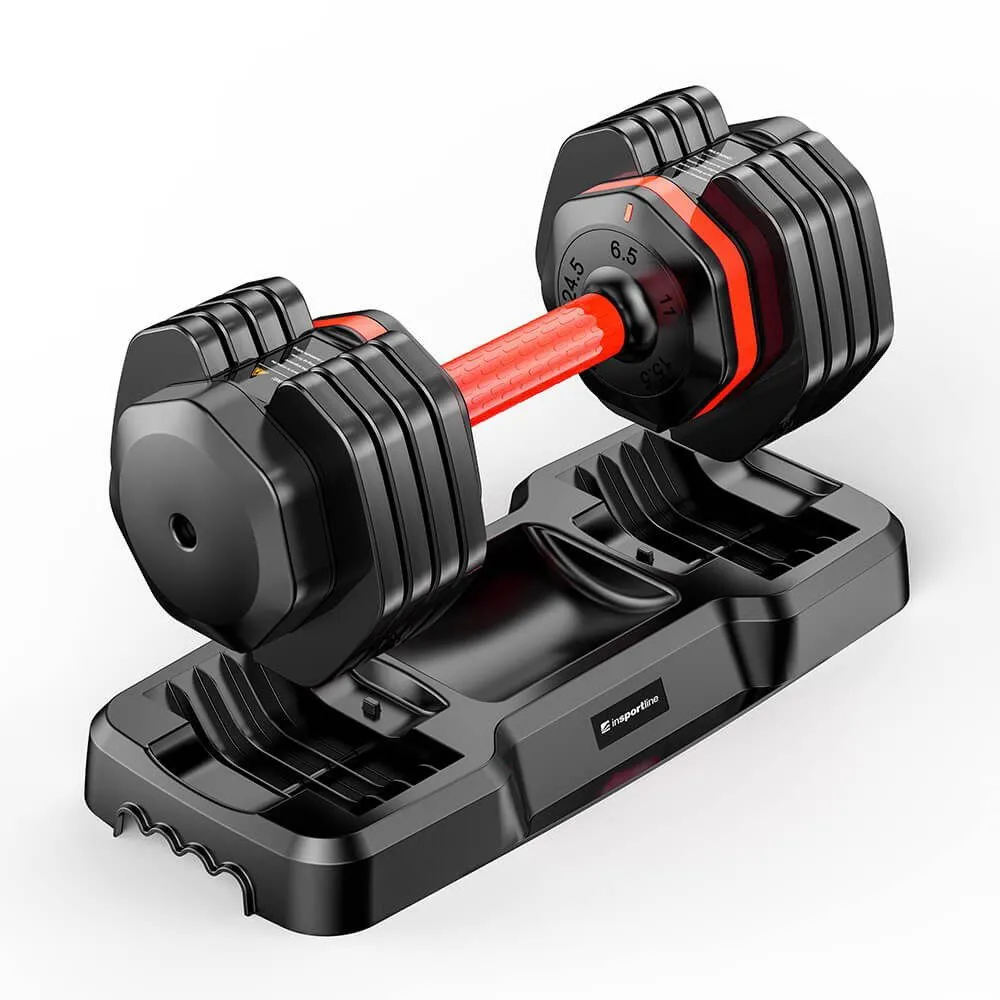 Justerbara hantlar inSPORTline DuraBell 2 × 6,5–24,5 kg, bild 2 av 6