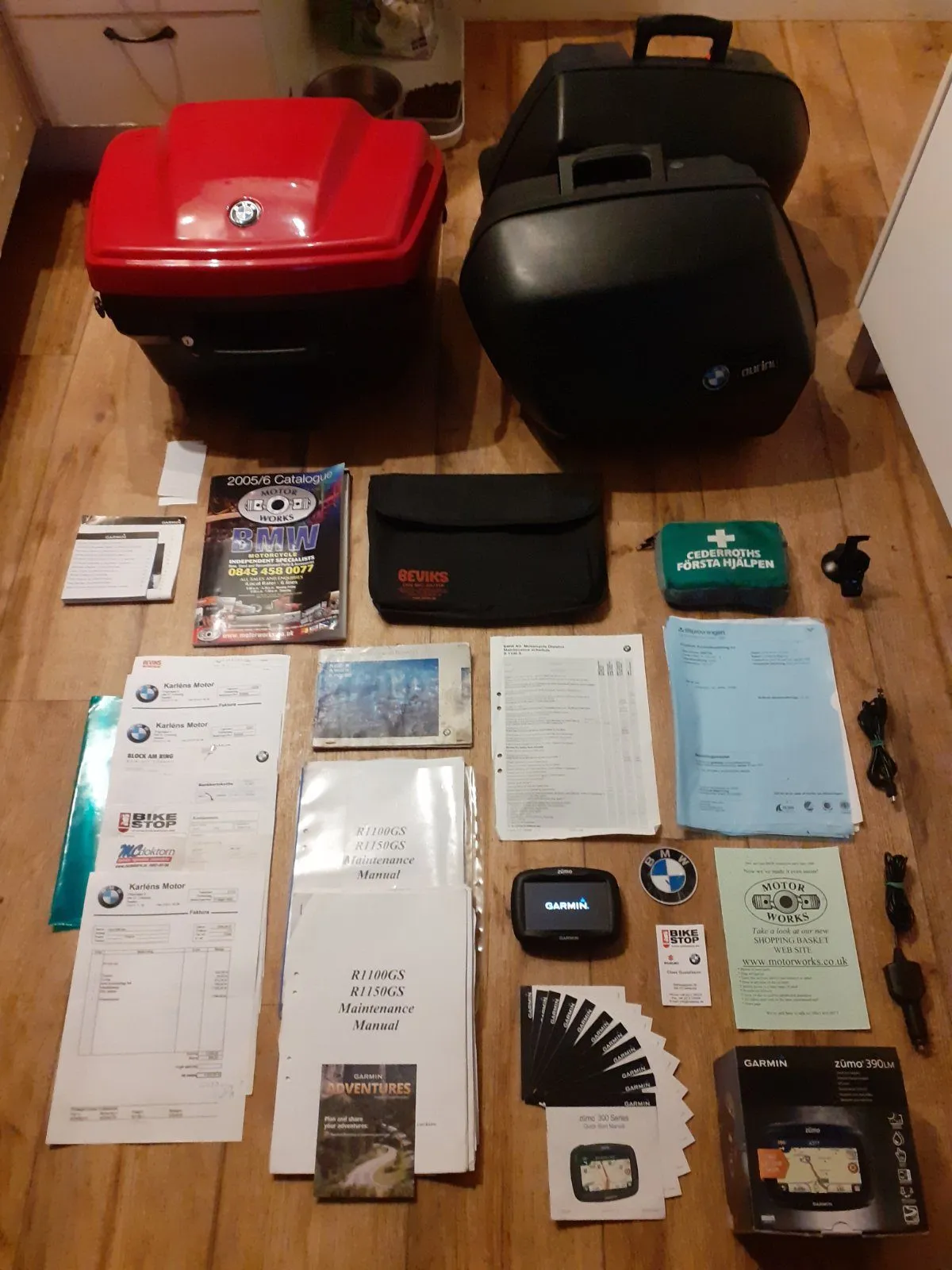 BMW R1100GS Touring Motorrad + GPS + Väskor + MC-Kapell ++ (Fix), bild 7 av 12