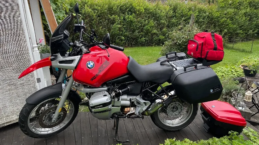 BMW R1100GS Touring Motorrad + GPS + Väskor + MC-Kapell ++ (Fix), bild 1 av 12