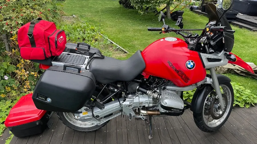 BMW R1100GS Touring Motorrad + GPS + Väskor + MC-Kapell ++ (Fix), bild 2 av 12